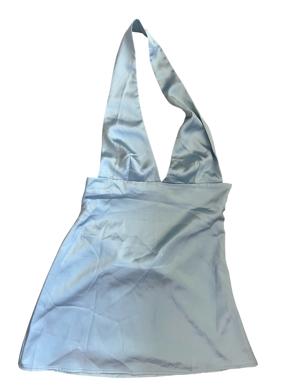 NWT Peppermayo Alicia Satin Halter Mini Dress Size 4 - Picture 6 of 8
